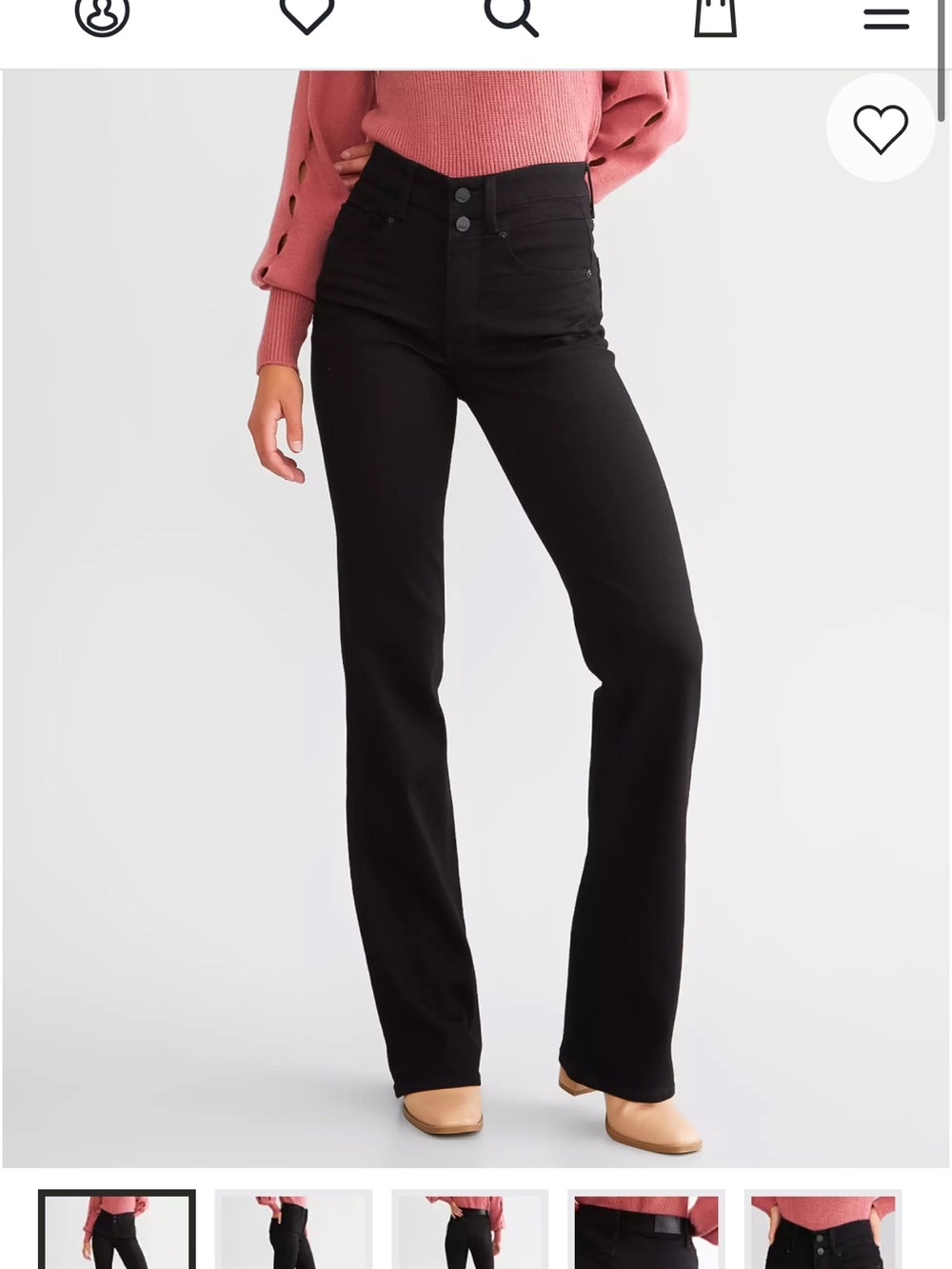 Buckle Black Fit No. 75 Tailored Boot Stretch Jean